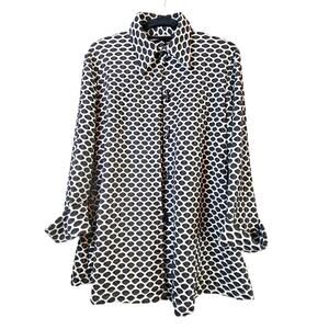 Sole Dione Studio Jacket Women Medium Black & White Honeycomb Knit